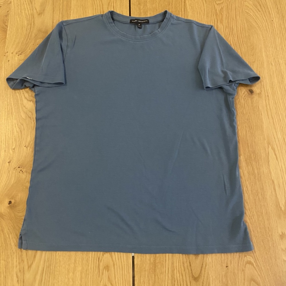 Robert Barakett, ocean wave T-shirt men's medium short sleeve Pima cotton*